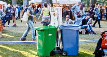 Fost Plus aide aussi les festivals pour le tri