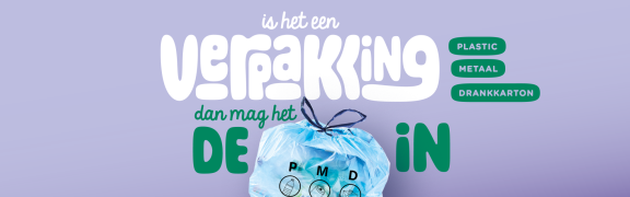 Is het een verpakking, dan mag het de zak in!